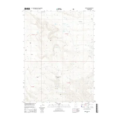 2014 Map of Marsh Peak, 2014 Print