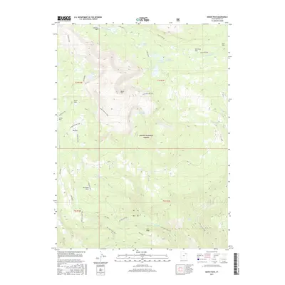2017 Map of Marsh Peak, 2017 Print