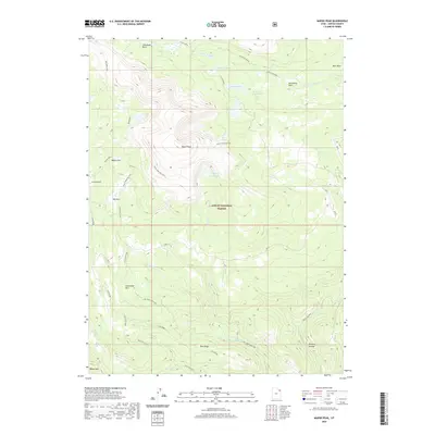2020 Map of Marsh Peak, 2020 Print