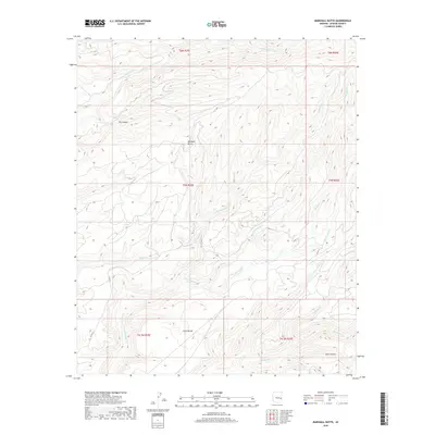2018 Map of Marshall Butte, 2018 Print