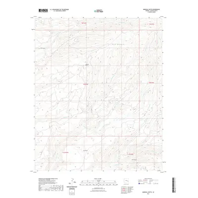 2021 Map of Marshall Butte, 2021 Print