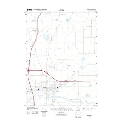 2011 Map of Marshall, 2011 Print