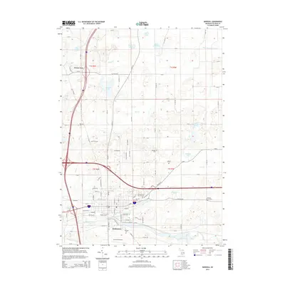 2014 Map of Marshall, 2014 Print