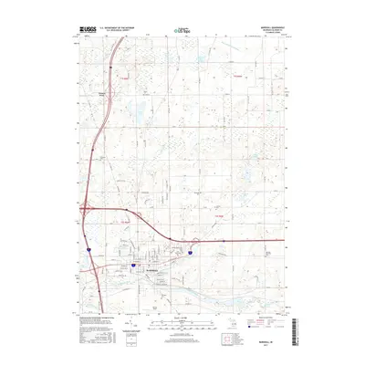 2017 Map of Marshall, 2017 Print