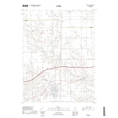 2018 Map of Marshall, 2018 Print