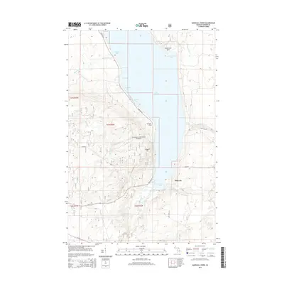 2014 Map of Marshall Creek, 2014 Print