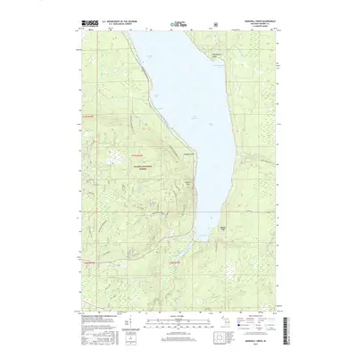 2017 Map of Marshall Creek, 2017 Print