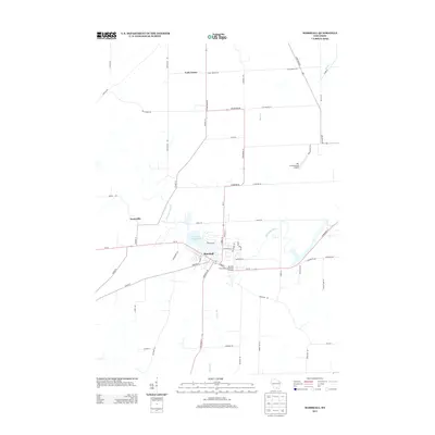 2013 Map of Marshall, 2013 Print