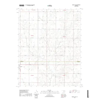 2018 Map of Marshall East, 2018 Print