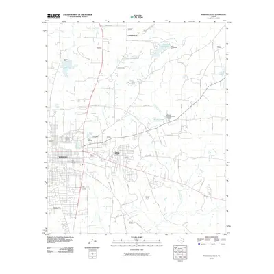 2010 Map of Marshall East, 2010 Print