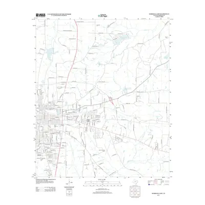 2013 Map of Marshall East, 2013 Print