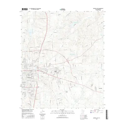2016 Map of Marshall East, 2016 Print