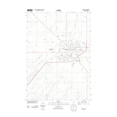 2013 Map of Marshall, 2013 Print