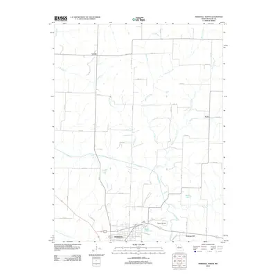 2012 Map of Marshall North, 2012 Print
