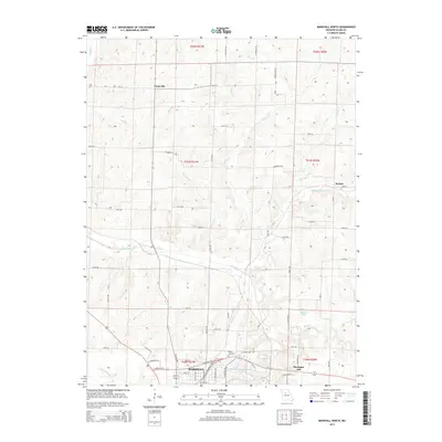 2015 Map of Marshall North, 2015 Print