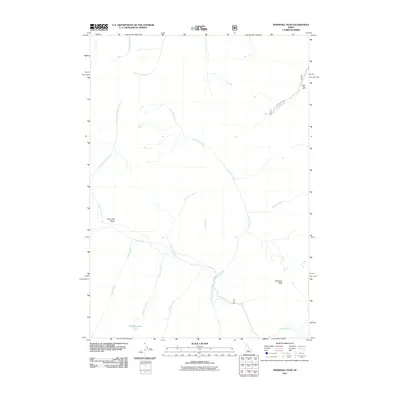 2011 Map of Marshall Peak, 2011 Print