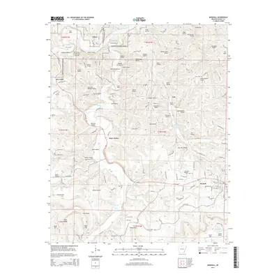 2014 Map of Marshall, 2014 Print