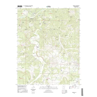 2017 Map of Marshall, 2017 Print