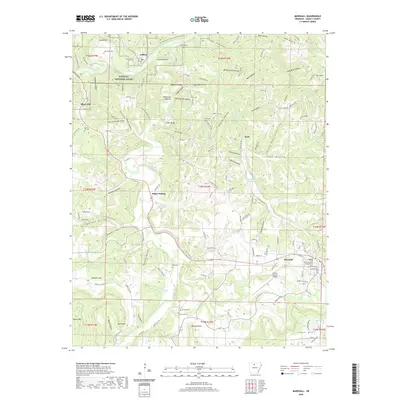 2020 Map of Marshall, 2020 Print