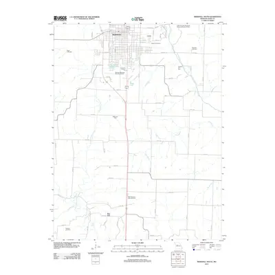 2012 Map of Marshall South, 2012 Print