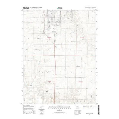 2015 Map of Marshall South, 2015 Print