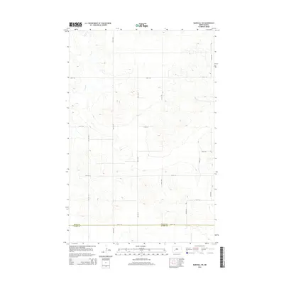 2014 Map of Marshall SW, 2014 Print