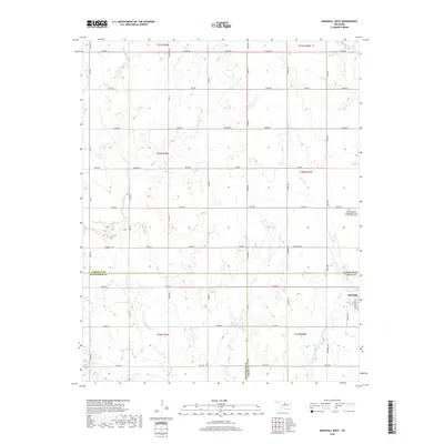 2018 Map of Marshall West, 2018 Print