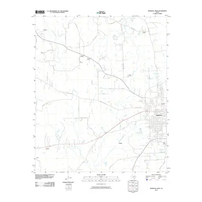 2010 Map of Marshall West, 2010 Print