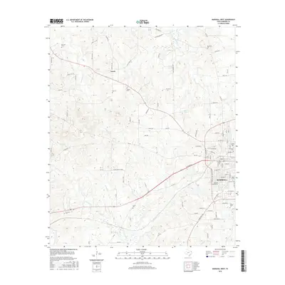 2016 Map of Marshall West, 2016 Print