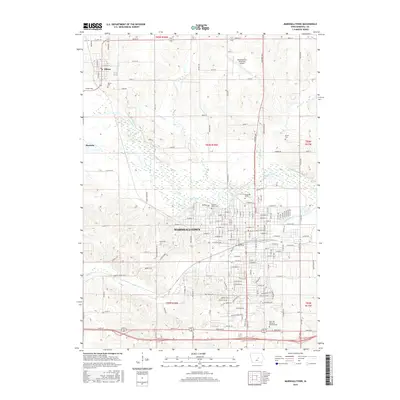 2015 Map of Marshalltown, 2015 Print