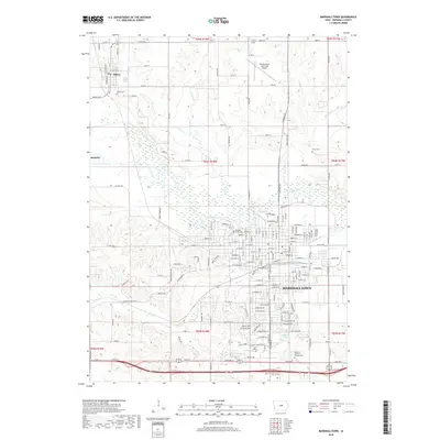 2018 Map of Marshalltown, 2018 Print