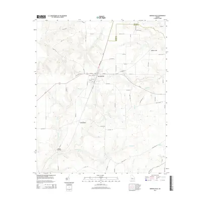 2014 Map of Marshallville, 2014 Print