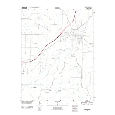 2011 Map of Marshfield, 2011 Print