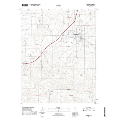 2017 Map of Marshfield, 2017 Print