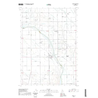 2020 Map of Marsing, 2020 Print
