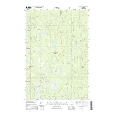 2017 Map of Marten Lake, 2017 Print
