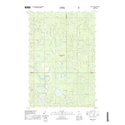 2019 Map of Marten Lake, 2019 Print