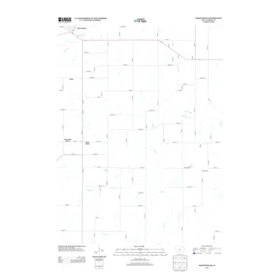 2013 Map of Martensdale, 2013 Print