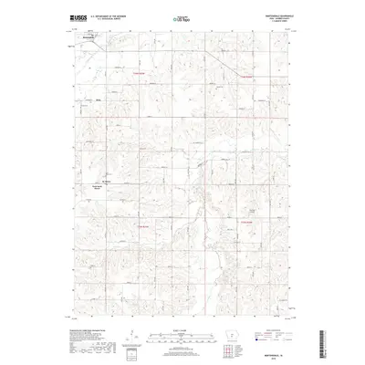 2018 Map of Martensdale, 2018 Print