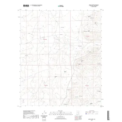 2020 Map of Martha Creek, 2020 Print