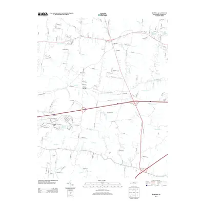 2013 Map of Martha, 2013 Print