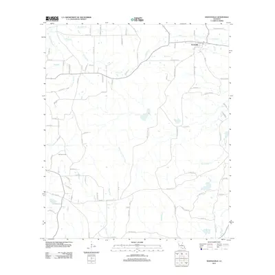 2012 Map of Marthaville, 2012 Print