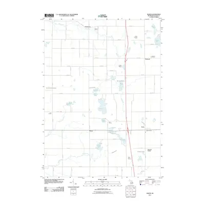 2011 Map of Martin, 2011 Print
