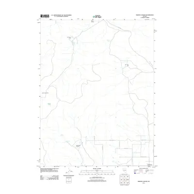 2011 Map of Martin Canyon, 2011 Print