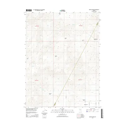 2014 Map of Martin Canyon, 2014 Print