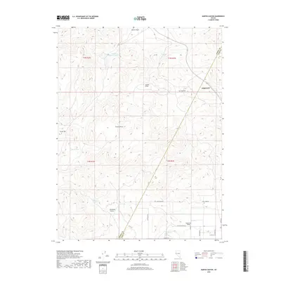 2018 Map of Martin Canyon, 2018 Print