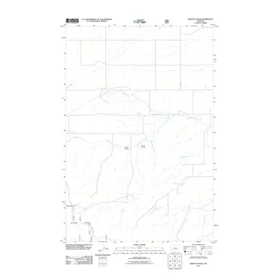 2011 Map of Martin Coulee, 2011 Print