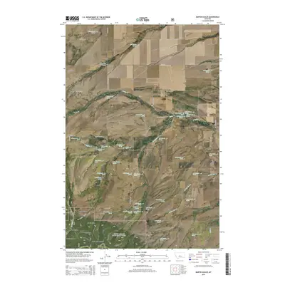 2014 Map of Martin Coulee, 2014 Print