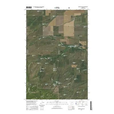 2017 Map of Martin Coulee, 2017 Print