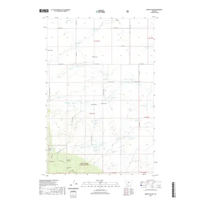 2020 Map of Martin Coulee, 2020 Print